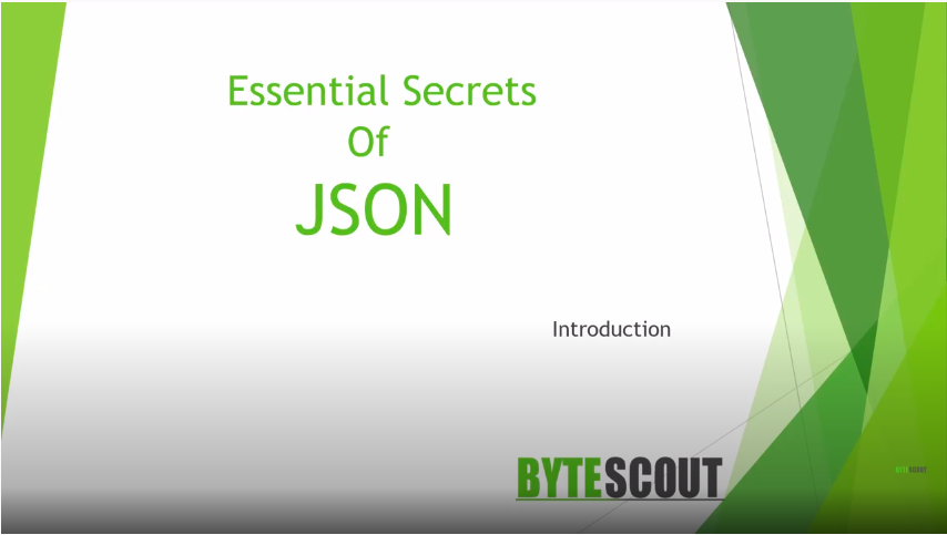 Essential Secrets of JSON