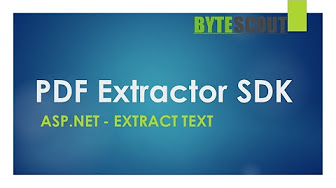PDF Extractor SDK Essentials